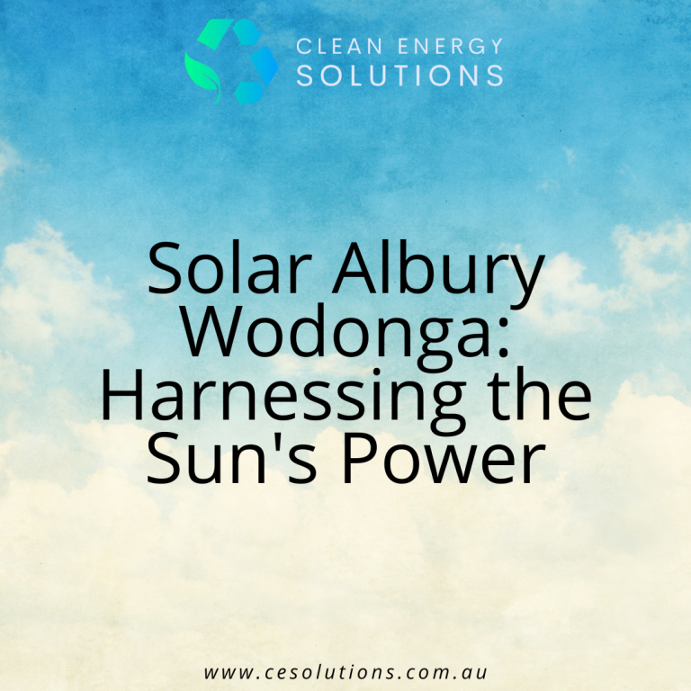 Solar Albury Wodonga Harnessing the Suns Power