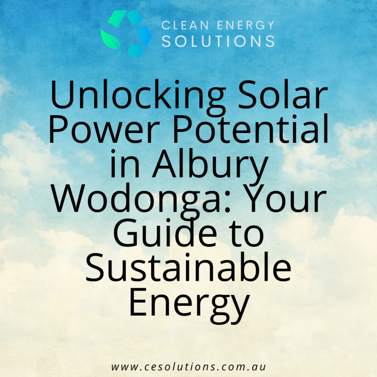 Unlocking Solar Power Potential in Albury Wodonga Your Guide to Sustainable Energy